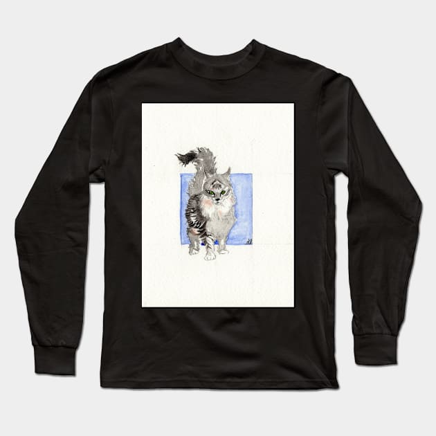 Storm Cat means business Long Sleeve T-Shirt by RavensLanding